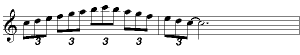 Three Notes per Beat